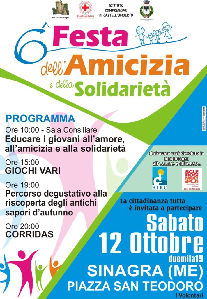 SINAGRA – 6° festa dell’amicizia e della solidarietà